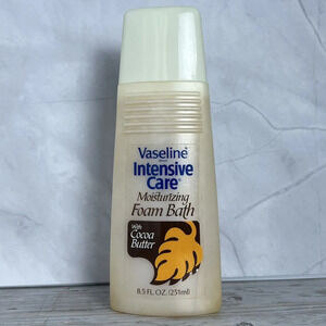 Vintage Vaseline Intensive Care Moisturizing Foam Bath With Cocoa Butter Discont
